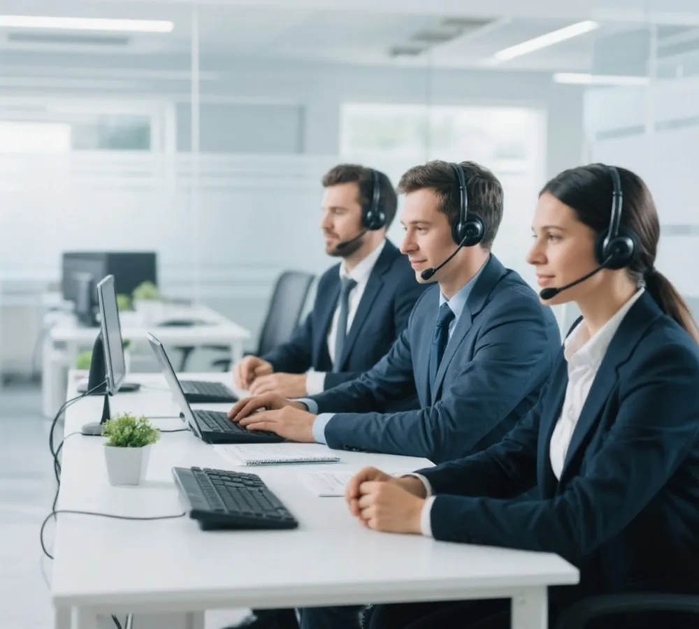 客服支持与规范沟通示意图